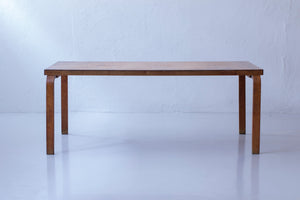 Early model 83 dining table by Aalto