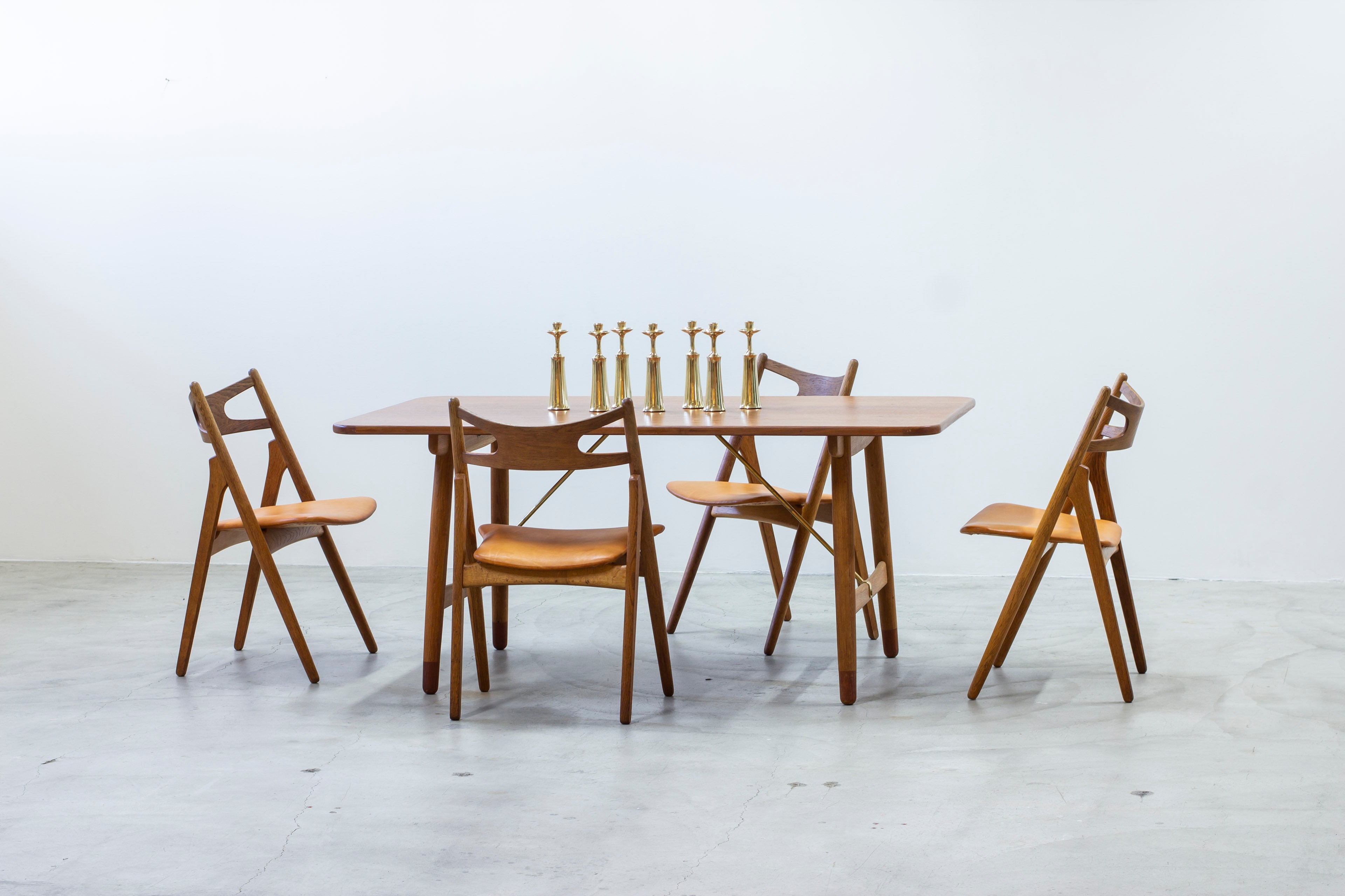 SOLD - "CH29" oak chairs by Hans J. Wegner