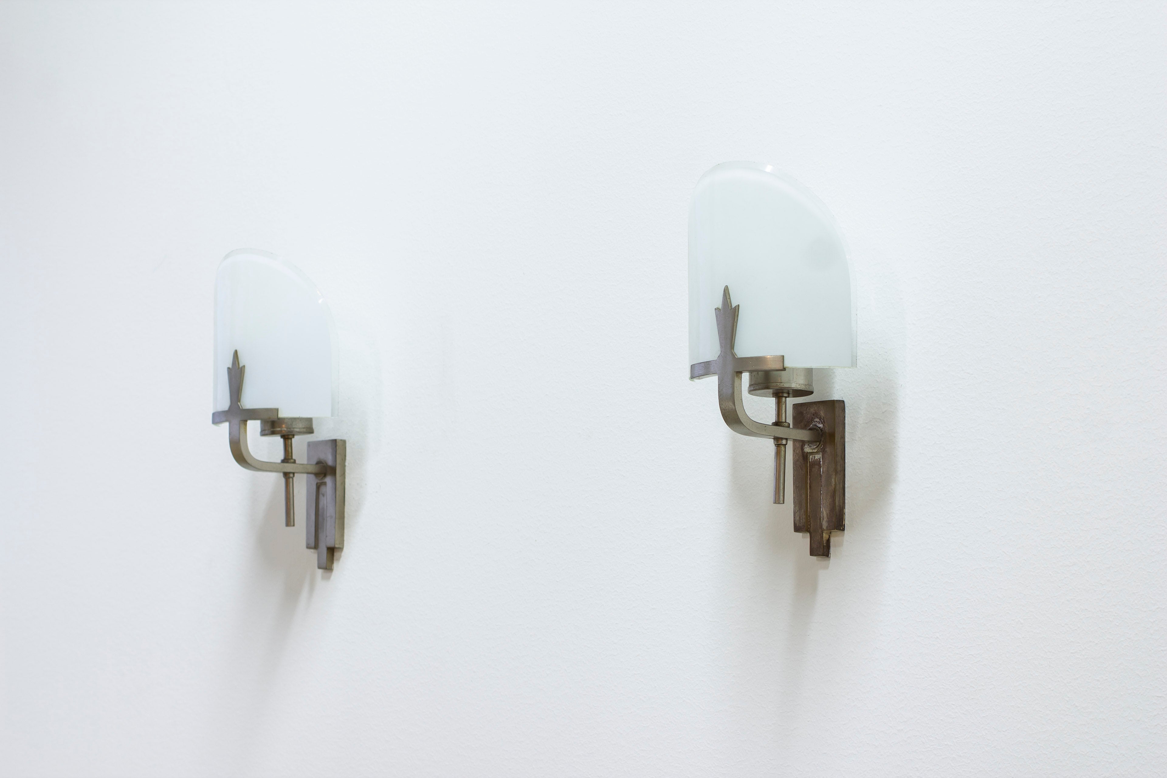 SOLD - Swedish grace wall lamps