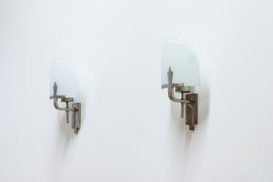 SOLD - Swedish grace wall lamps