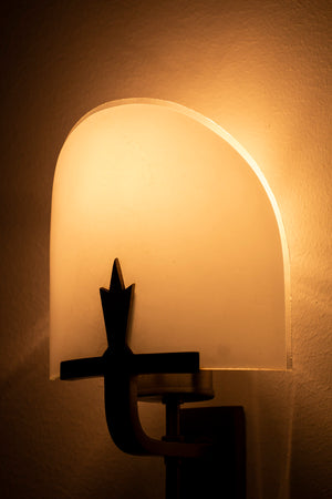 SOLD - Swedish grace wall lamps