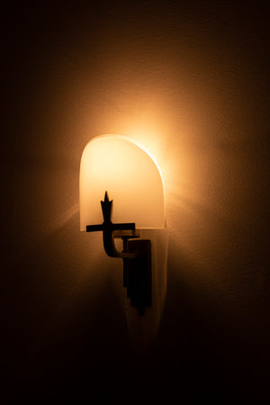 SOLD - Swedish grace wall lamps