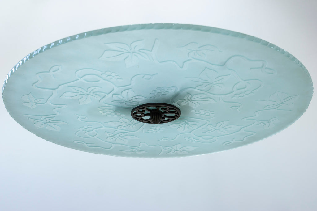 Floral Swedish modern flush mount lamp