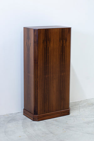 Danish rosewood piedestal from Ordupgaard Museum