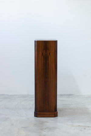Danish rosewood piedestal from Ordupgaard Museum