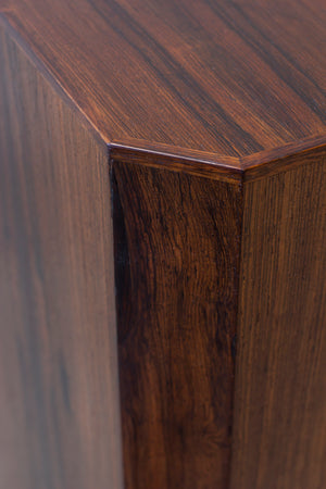 Danish rosewood piedestal from Ordupgaard Museum