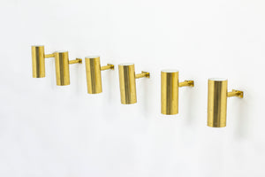 Brass wall lamps from the 1950s