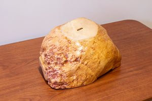 Large Swedish burl wood bowl