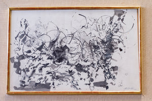 "Seston" ink on paper by Lennart Rodhe