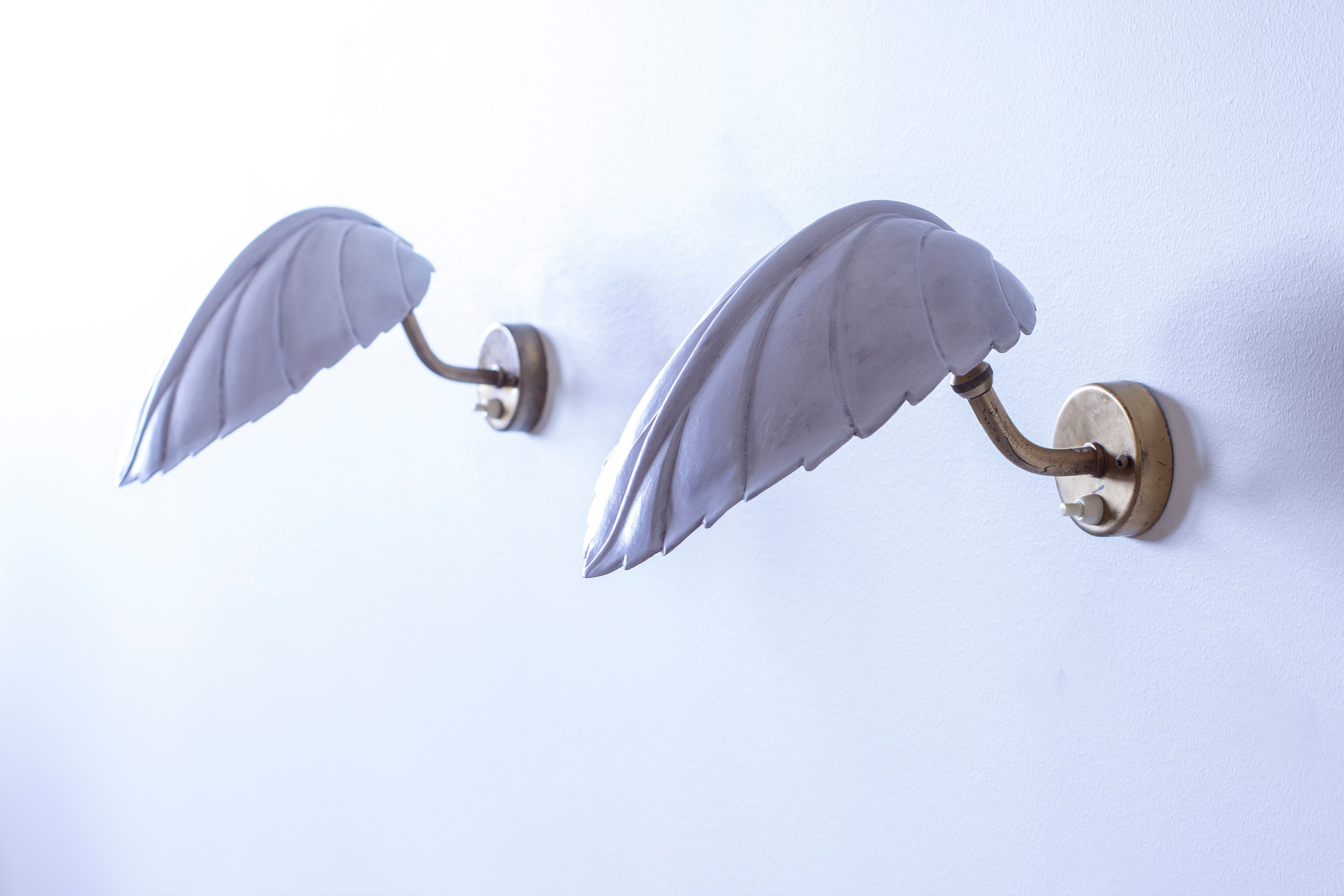 Wall lamps by Hans Bergström