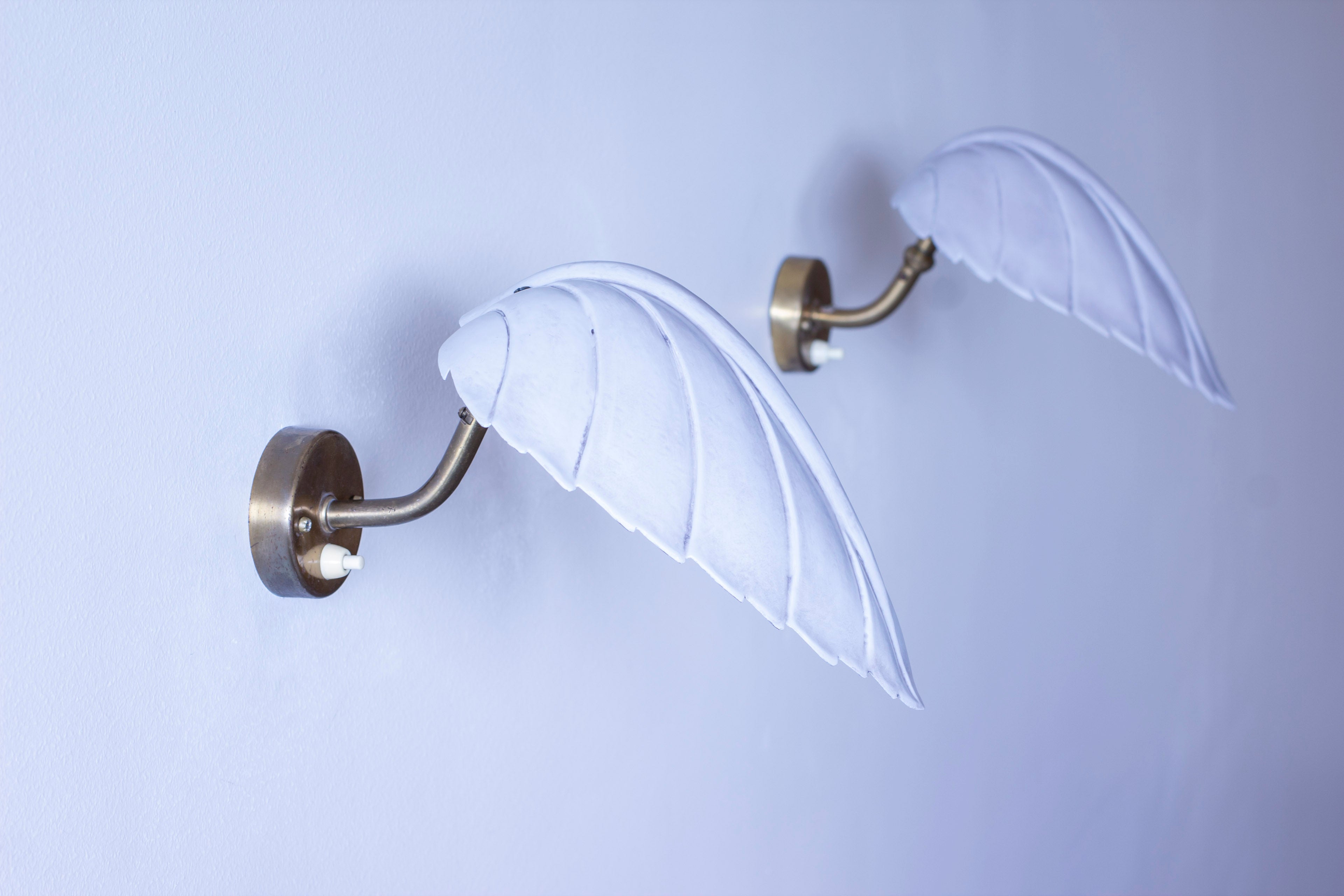 Wall lamps by Hans Bergström