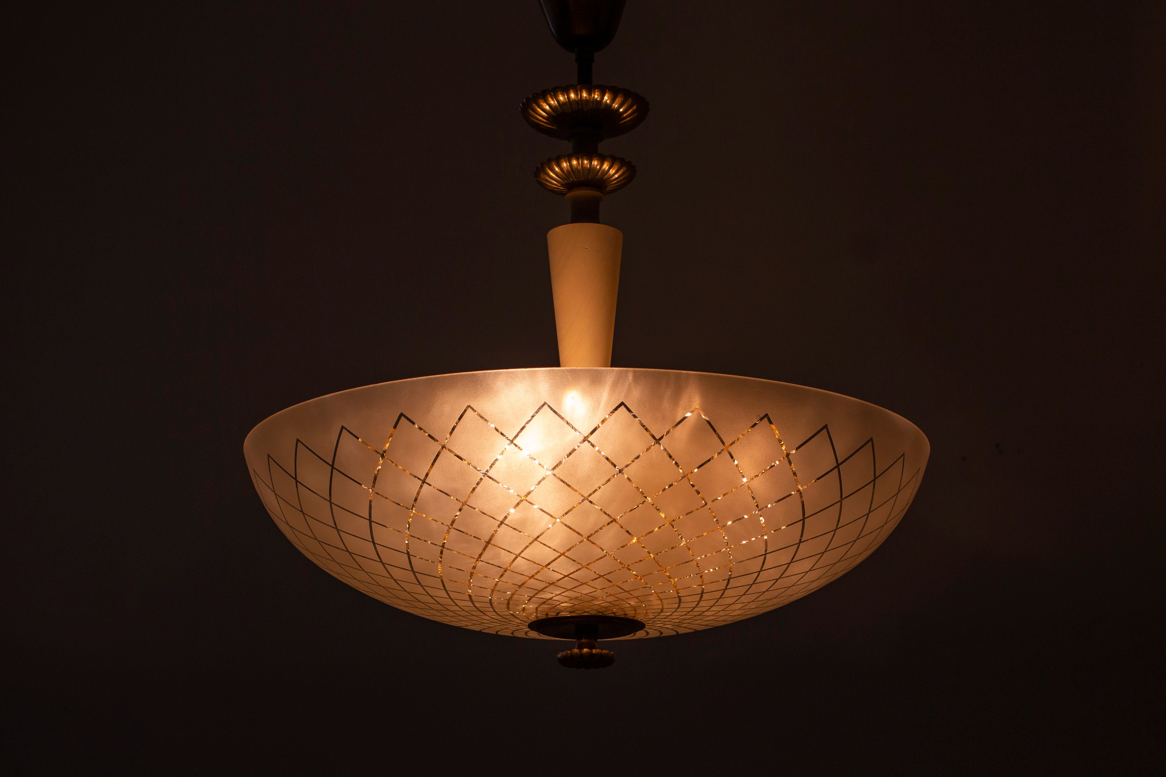 Ceiling pendant  mod. 939 by Bertil Brisborg/Carl fagerlund