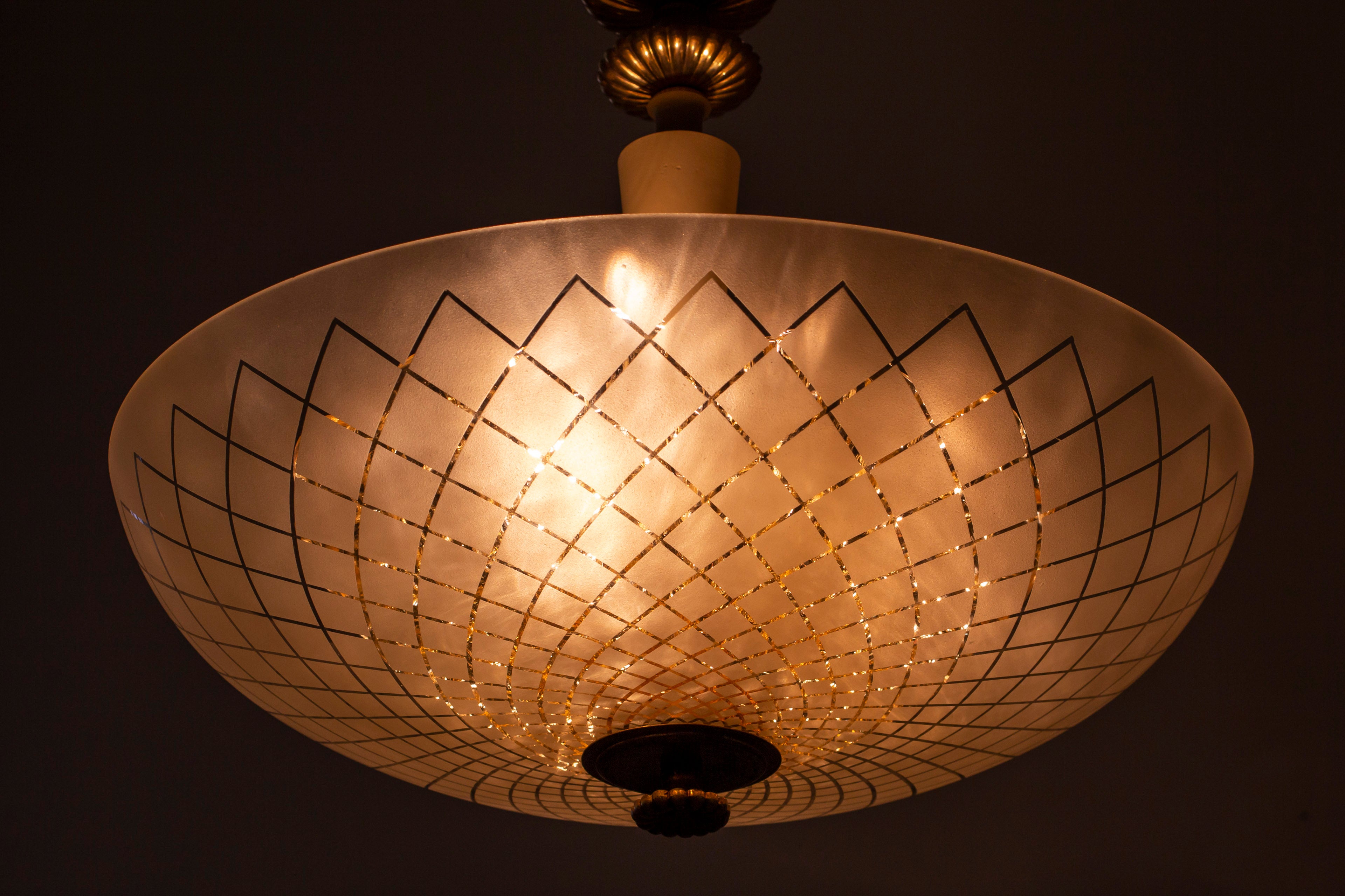 Ceiling pendant  mod. 939 by Bertil Brisborg/Carl fagerlund