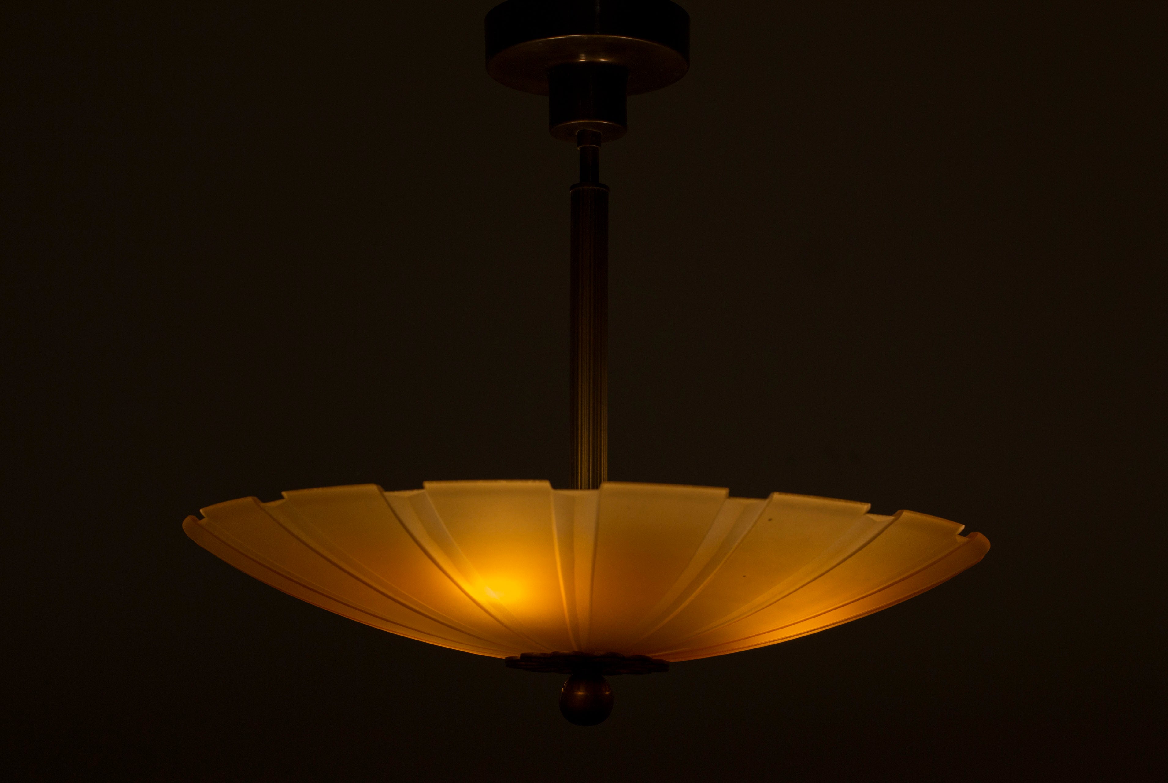 Ceiling lamp by Malmö Metallvarufabrik