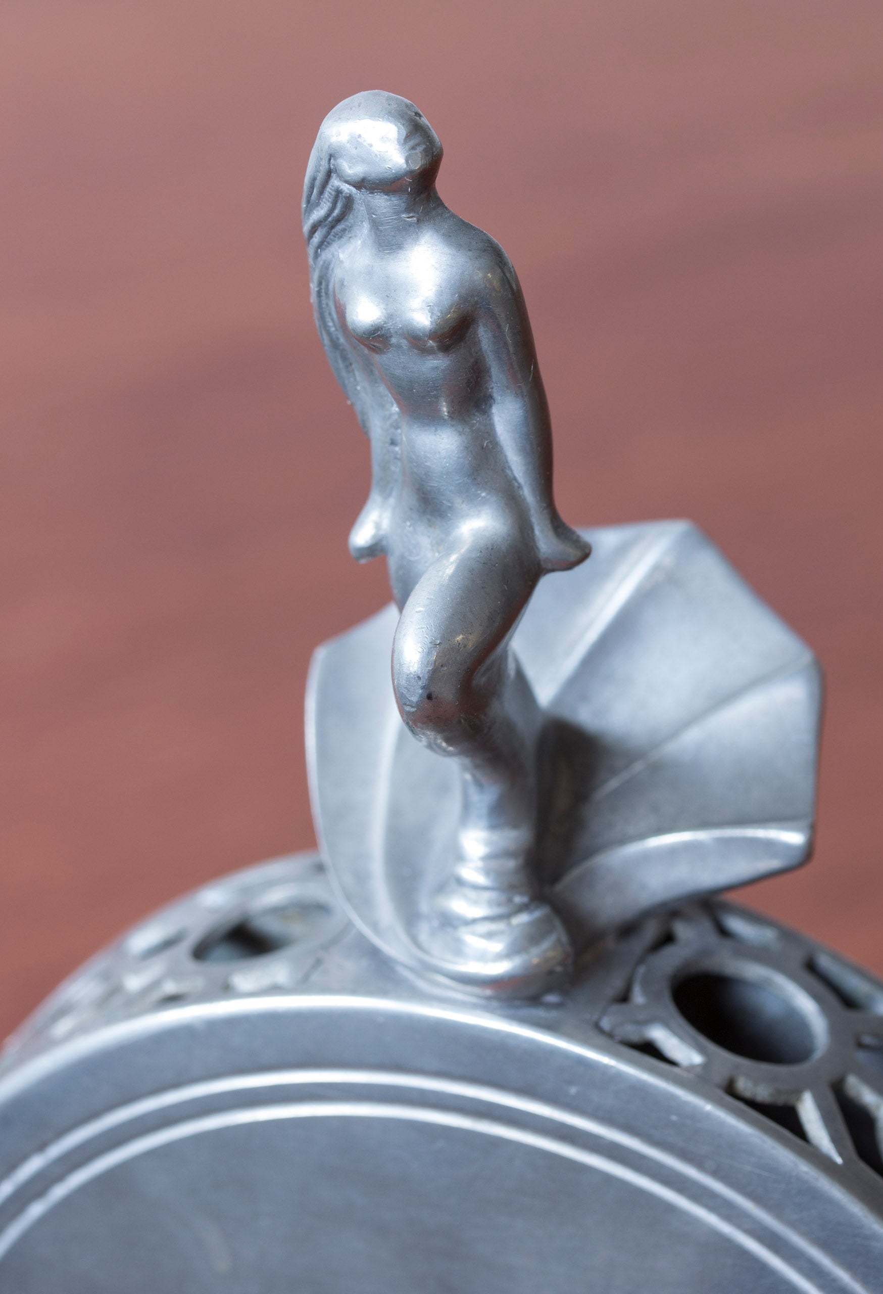 "Mermaid" Pewter vase by GAB
