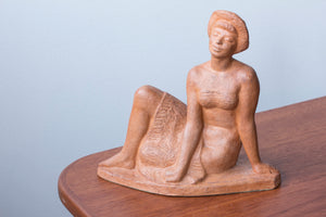 Terracotta sculpture by David Wretling