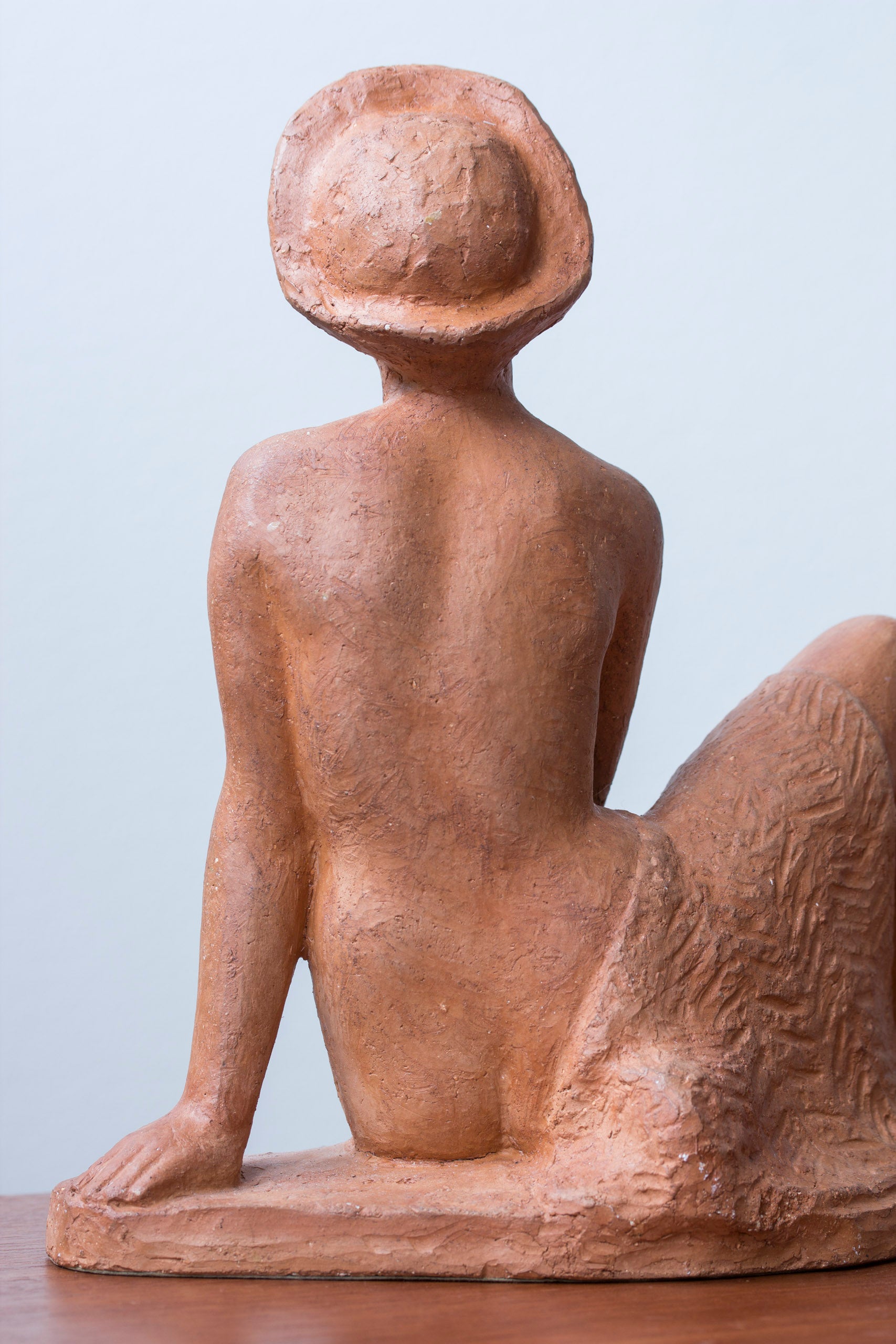 Terracotta sculpture by David Wretling