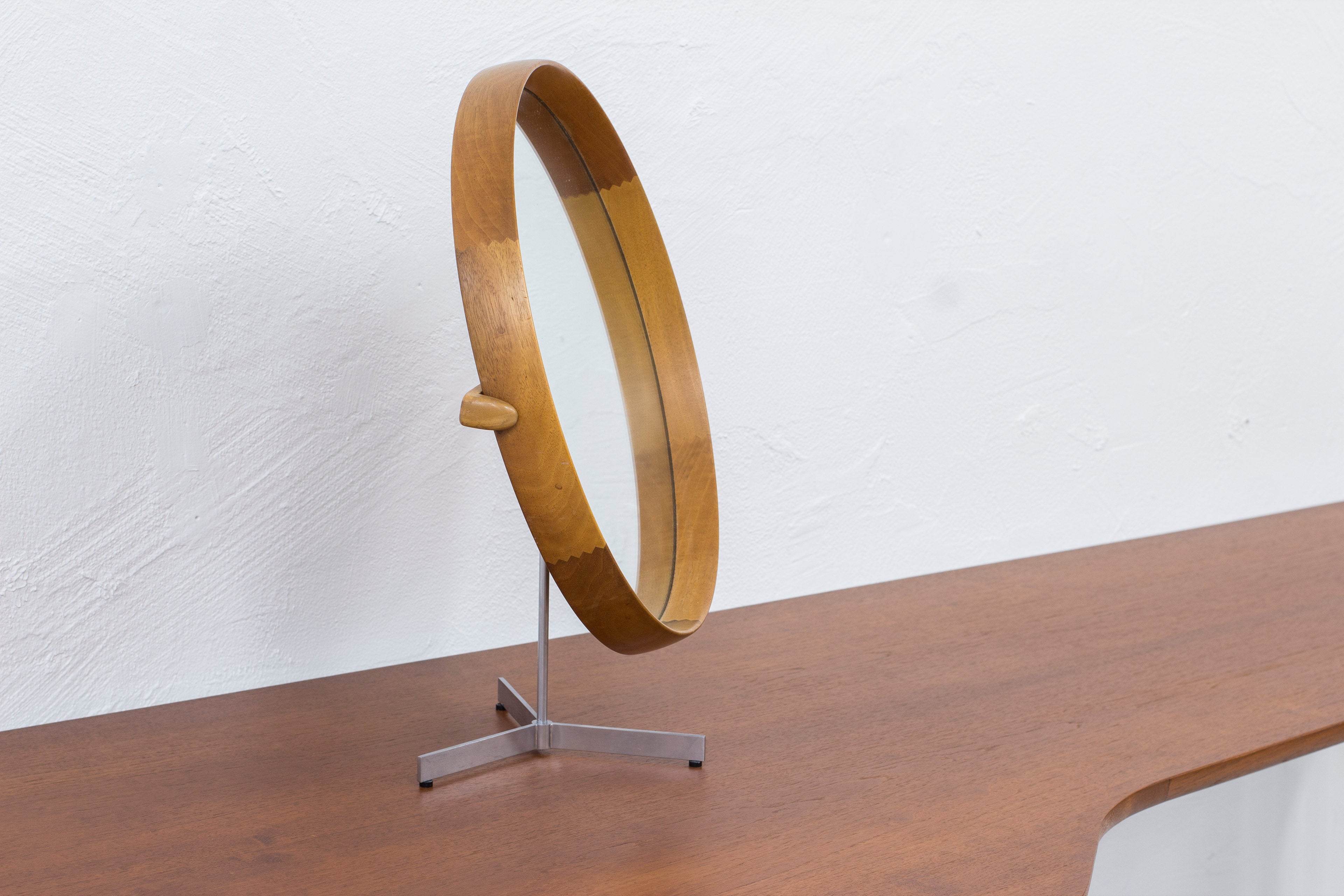 Table mirror by Uno & Östen Kristiansson