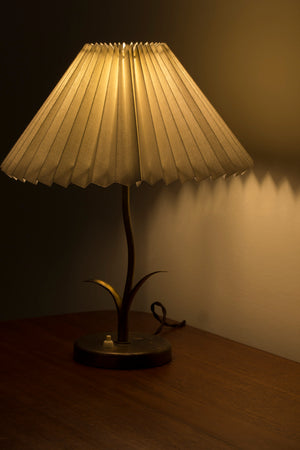 Danish modern organic "leaf" table lamp
