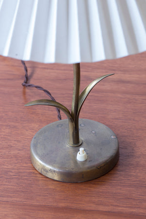 Danish modern organic "leaf" table lamp