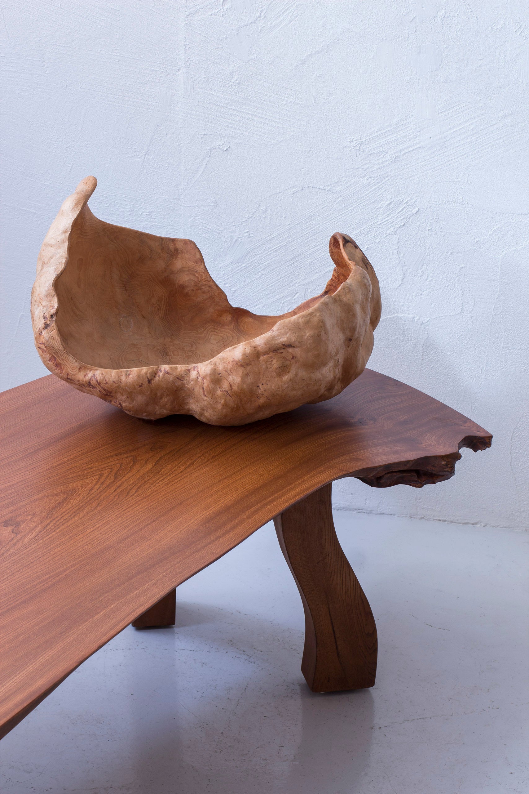 Large Swedish Burl wood bowl