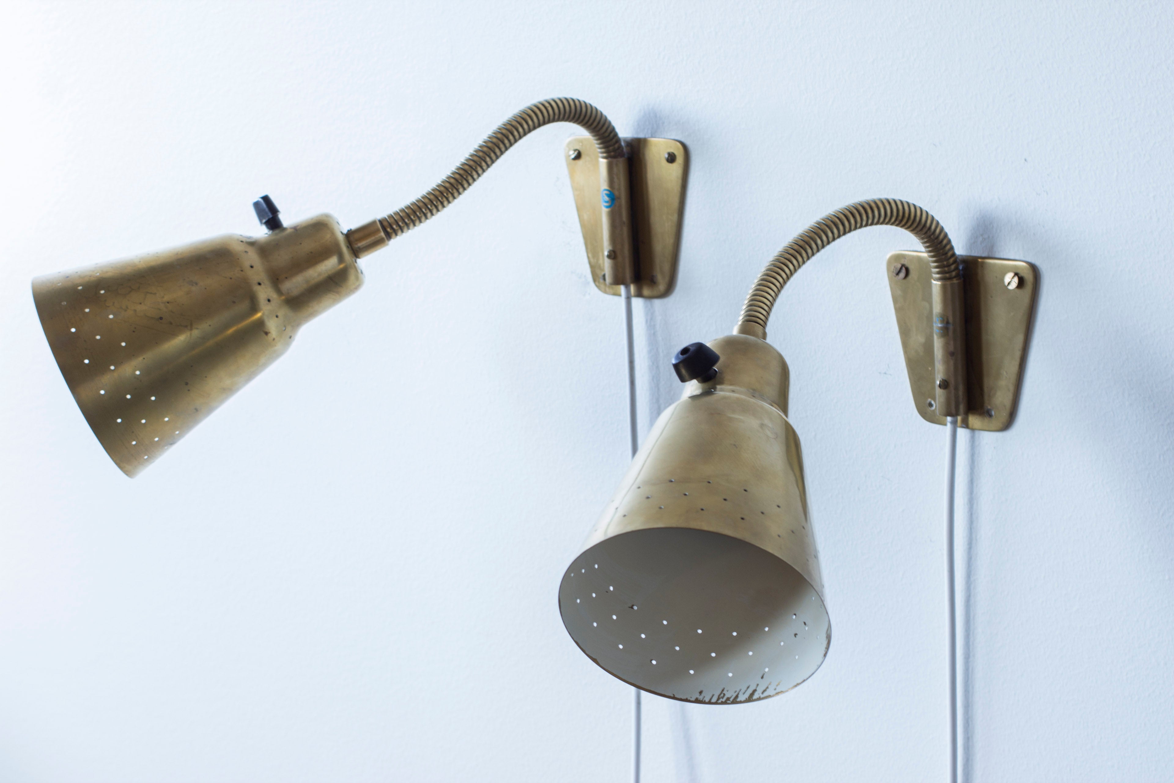 Wall lamps V- 18 by Eje Ahlgren, Bergboms