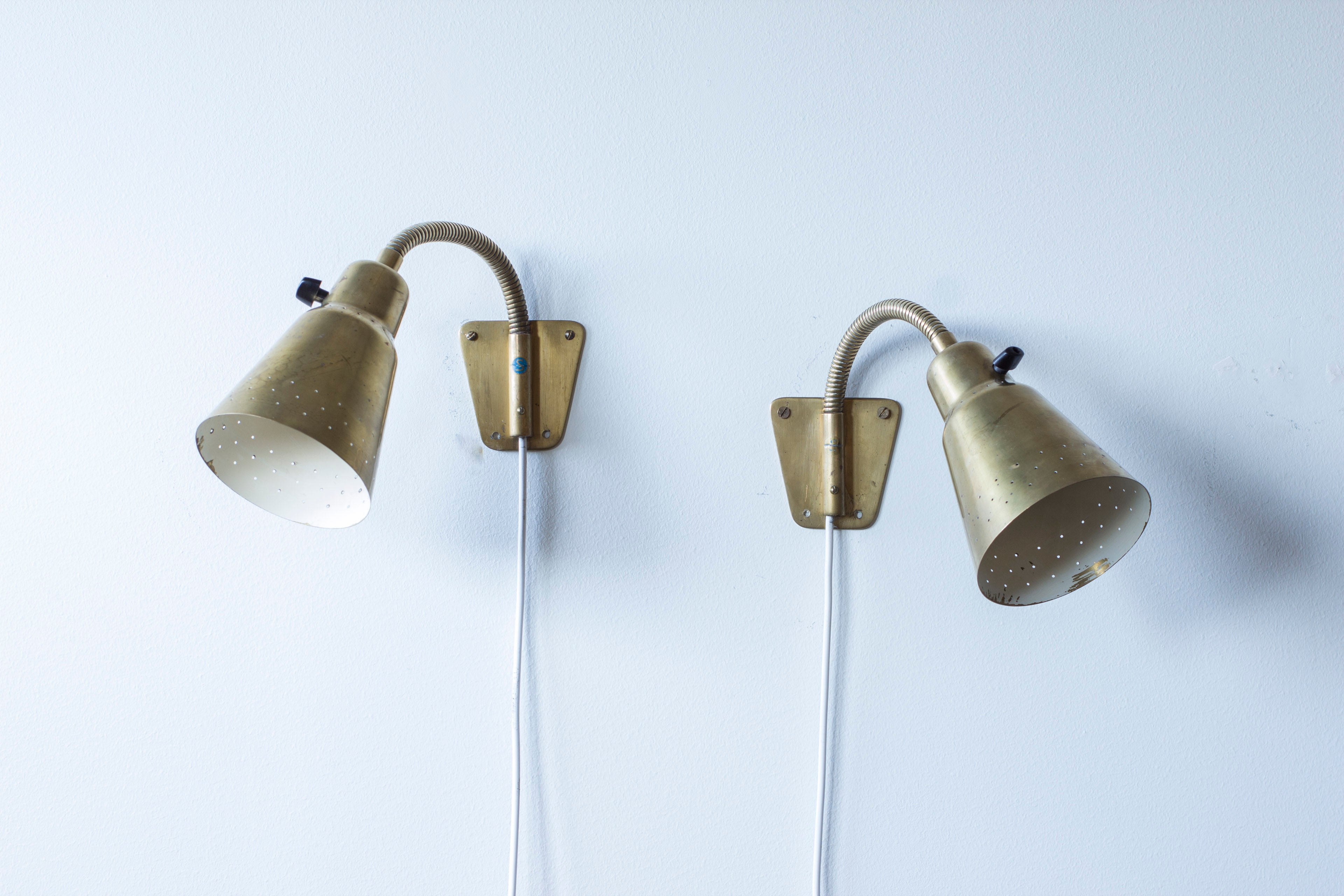 Wall lamps V- 18 by Eje Ahlgren, Bergboms