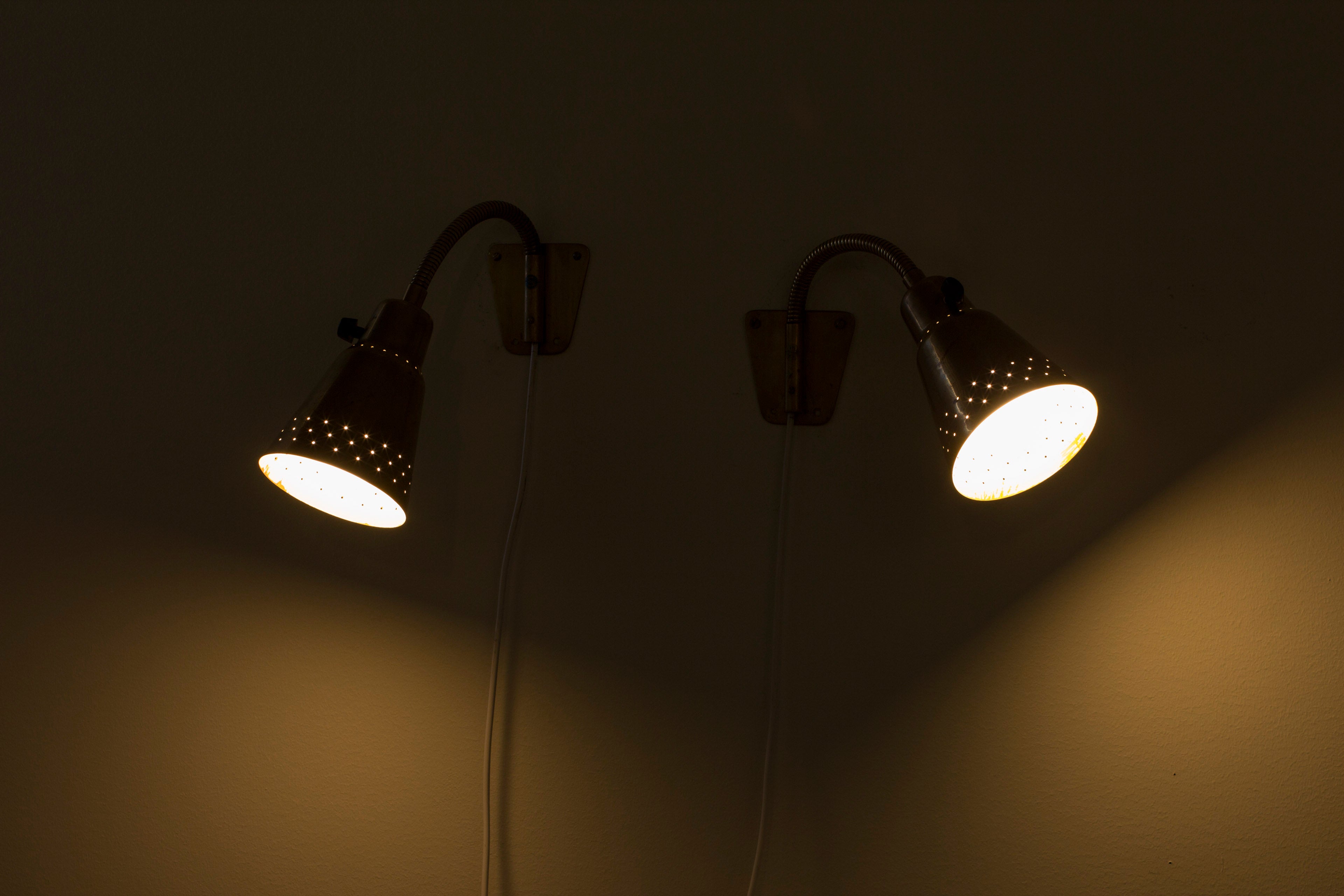 Wall lamps V- 18 by Eje Ahlgren, Bergboms