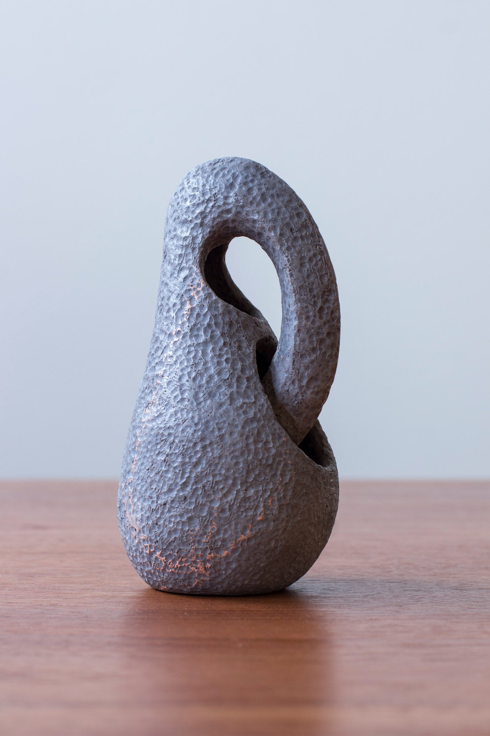 Organic Danish stoneware sculpture