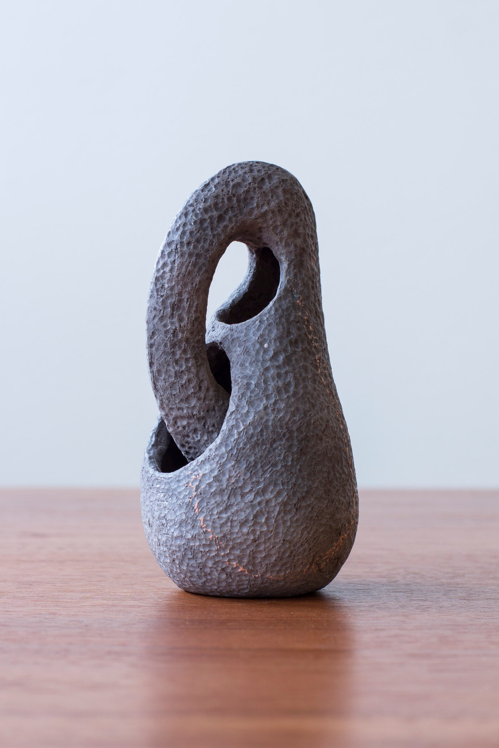 Organic Danish stoneware sculpture