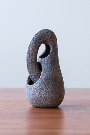 Organic Danish stoneware sculpture