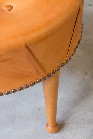 Swedish modern tabouret in the style of Frank
