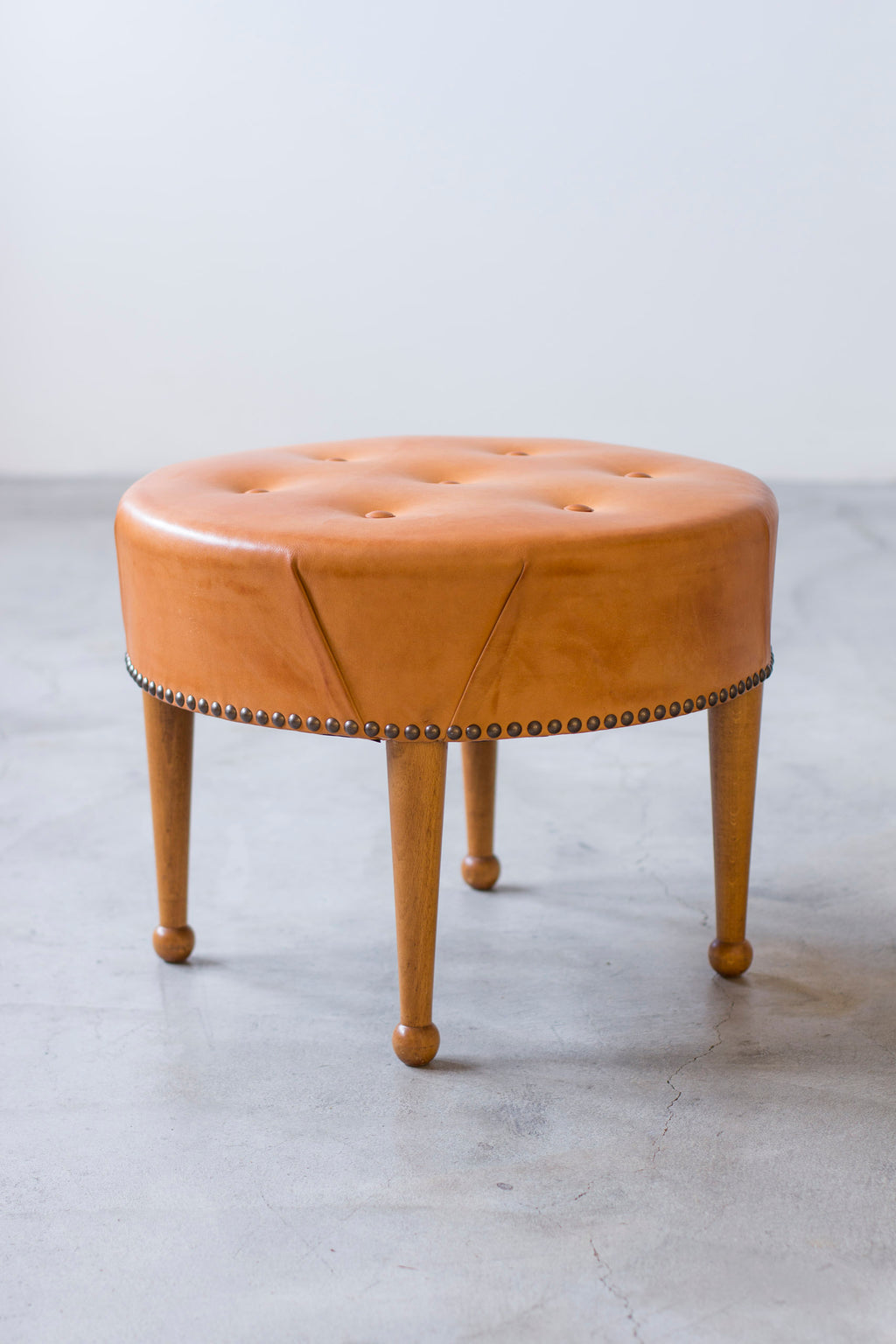 Swedish modern tabouret in the style of Frank