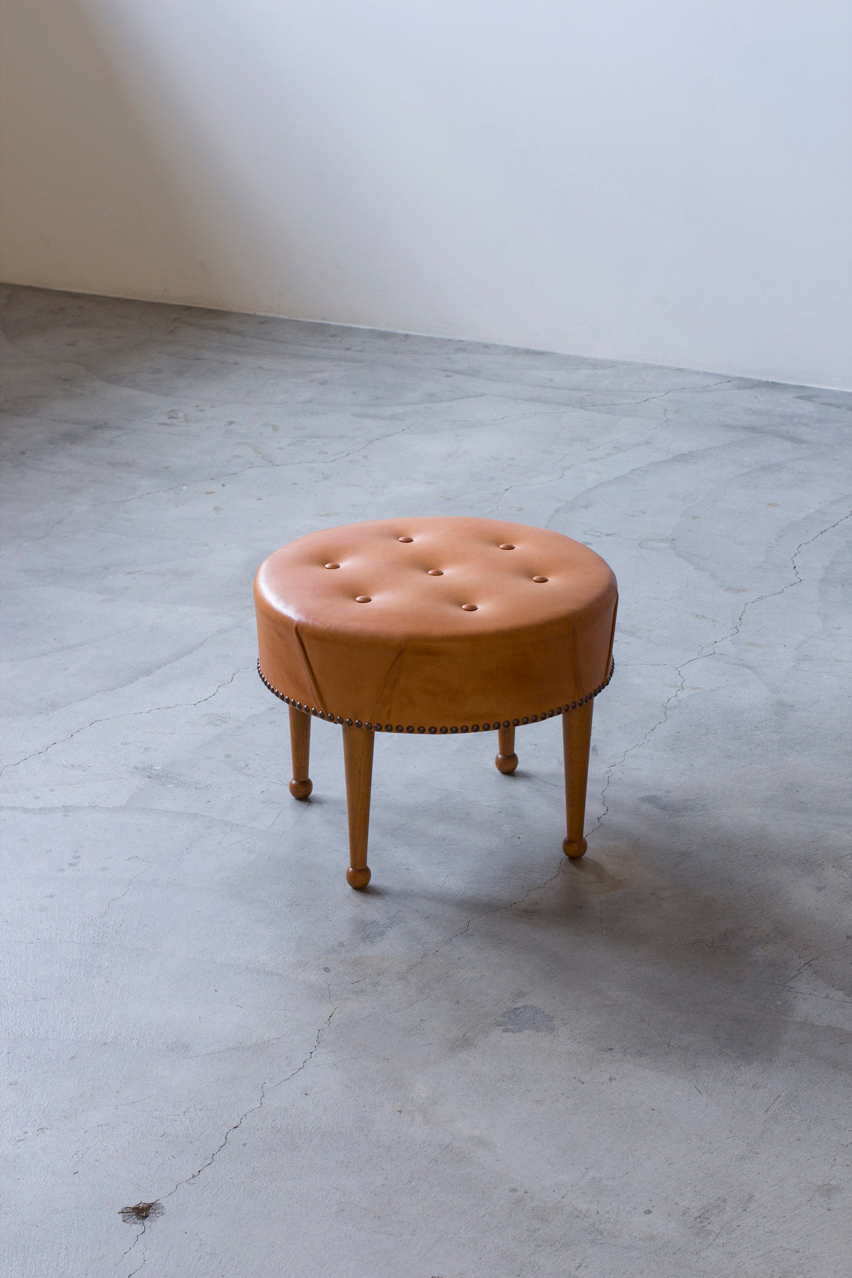 Swedish modern tabouret in the style of Frank