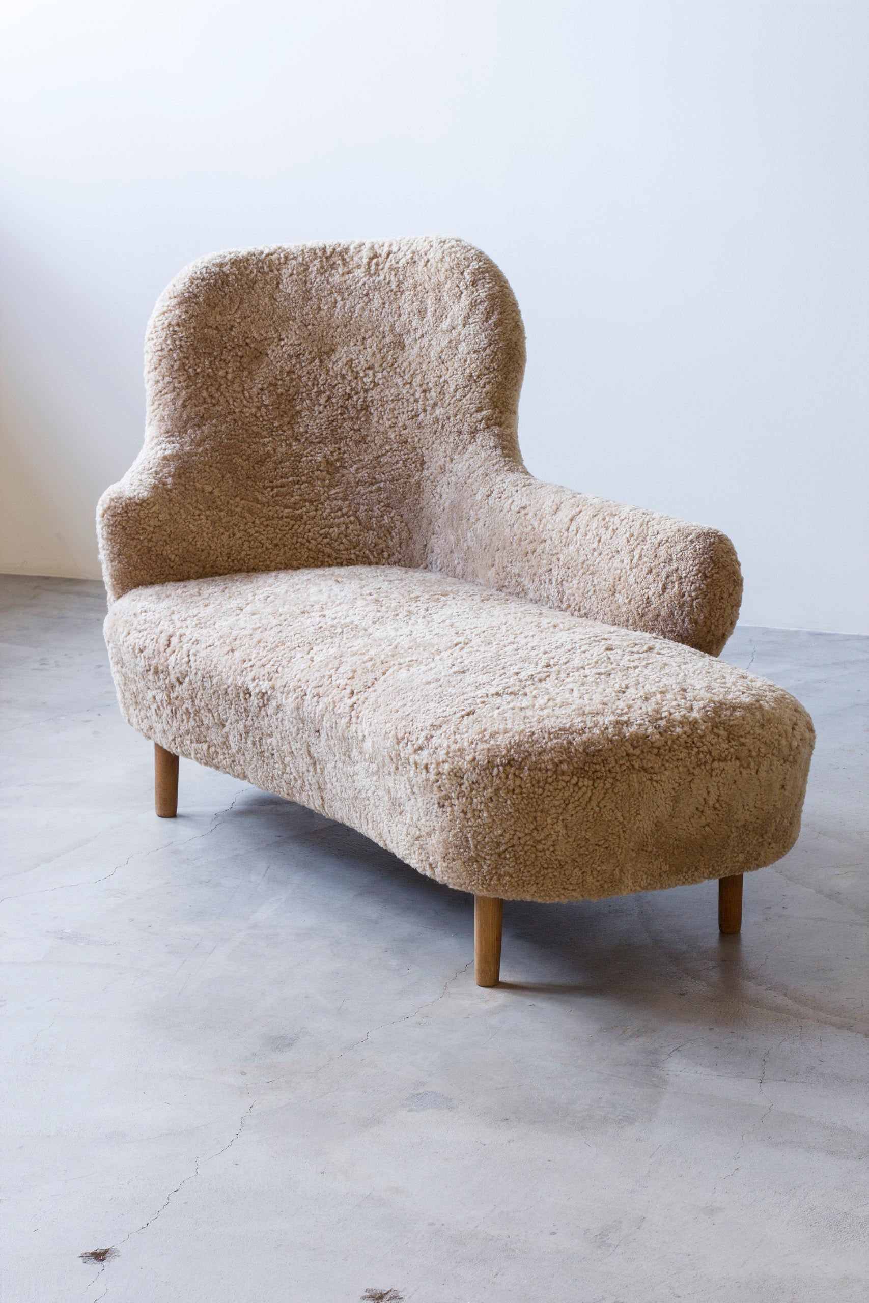 Swedish modern chaise lounge