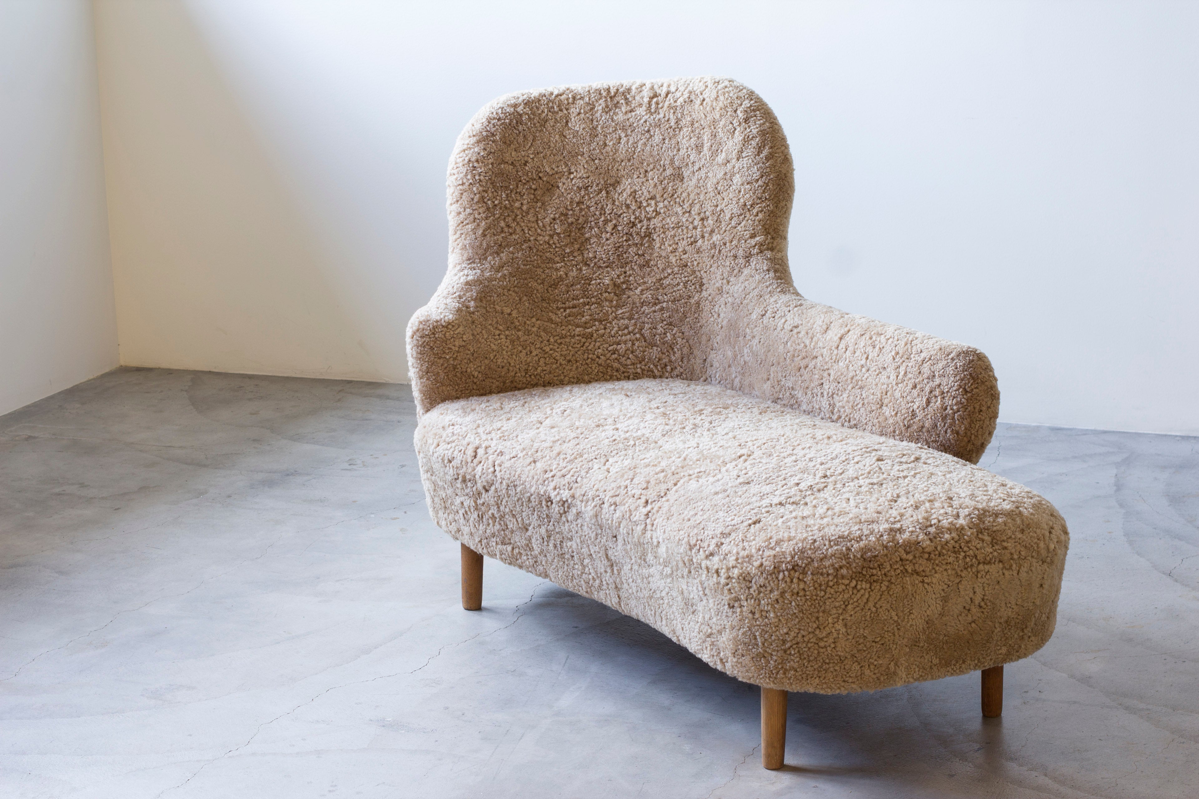 Swedish modern chaise lounge