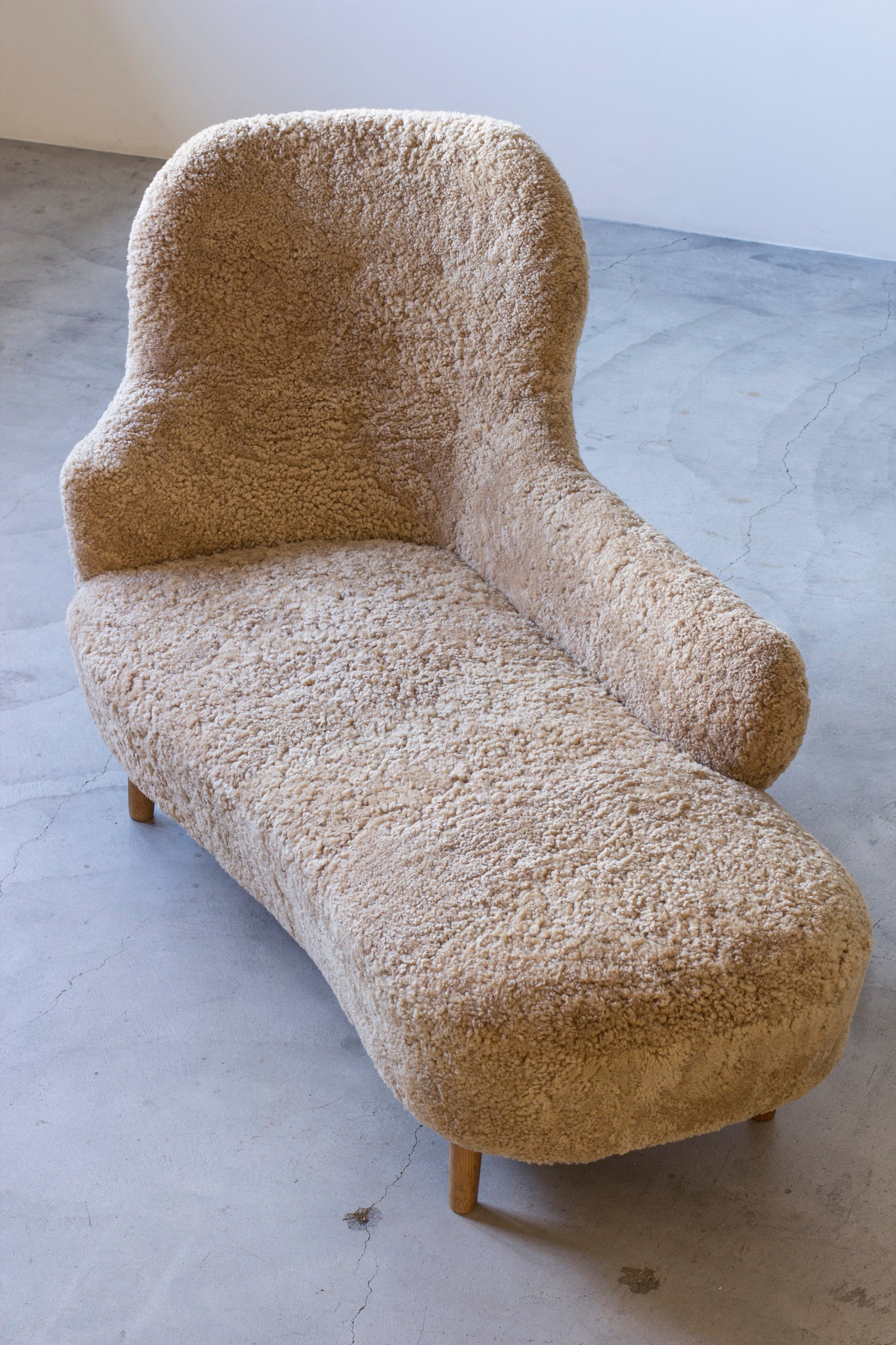 Swedish modern chaise lounge