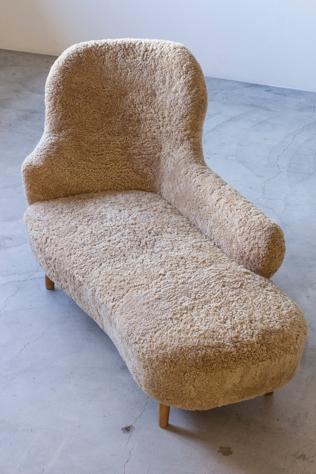 Swedish modern chaise lounge