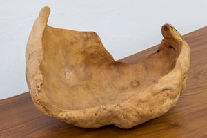 Large Swedish Burl wood bowl