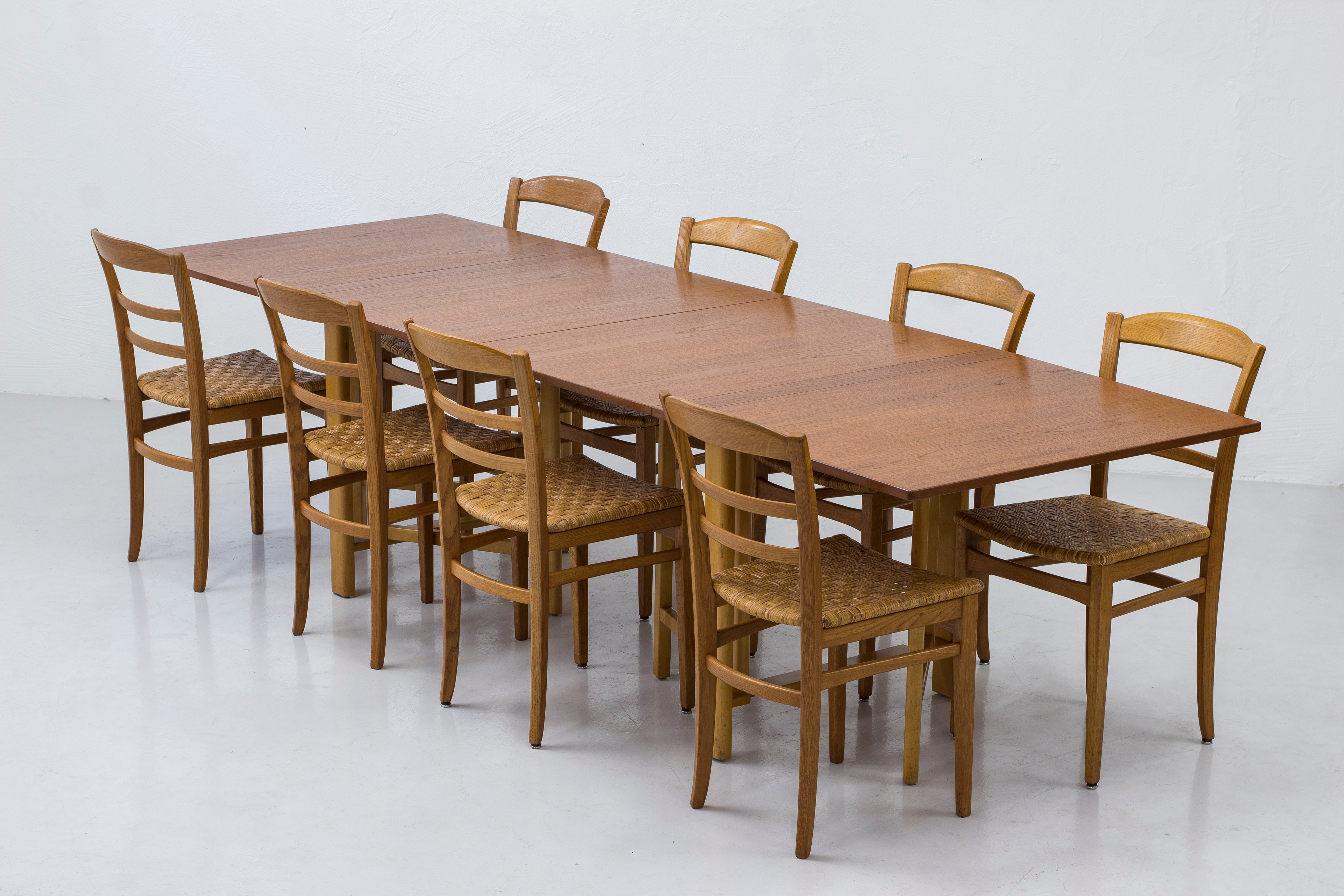 Folding dining table by Bruno Mathsson