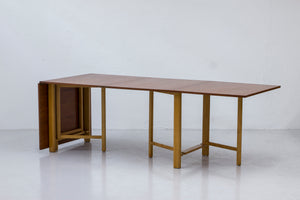 Folding dining table by Bruno Mathsson