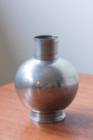 Pewter vase by Nils Fougstedt
