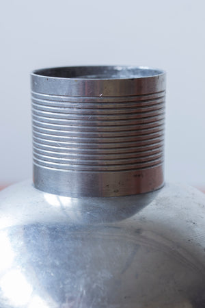 Pewter vase by Nils Fougstedt