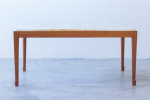 Onyx sofa table in the style of Frank