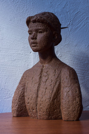 Stoneware bust by Liss Eriksson