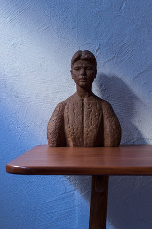 Stoneware bust by Liss Eriksson