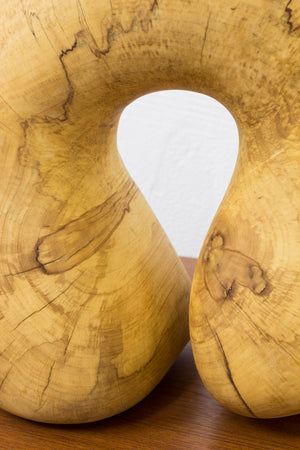 Danish free form sculpture in maple