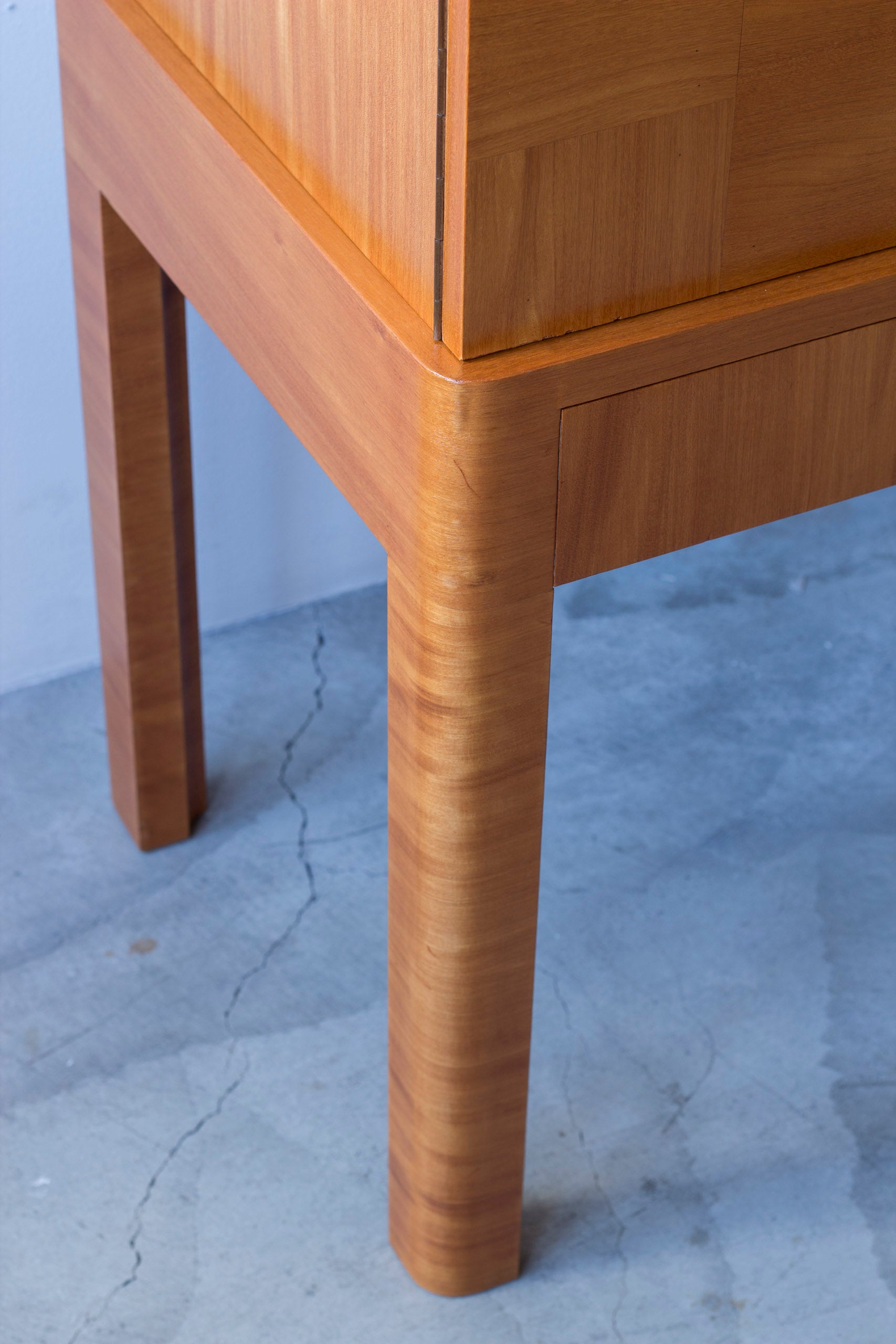 1940s Swedish modern cabinet in elm