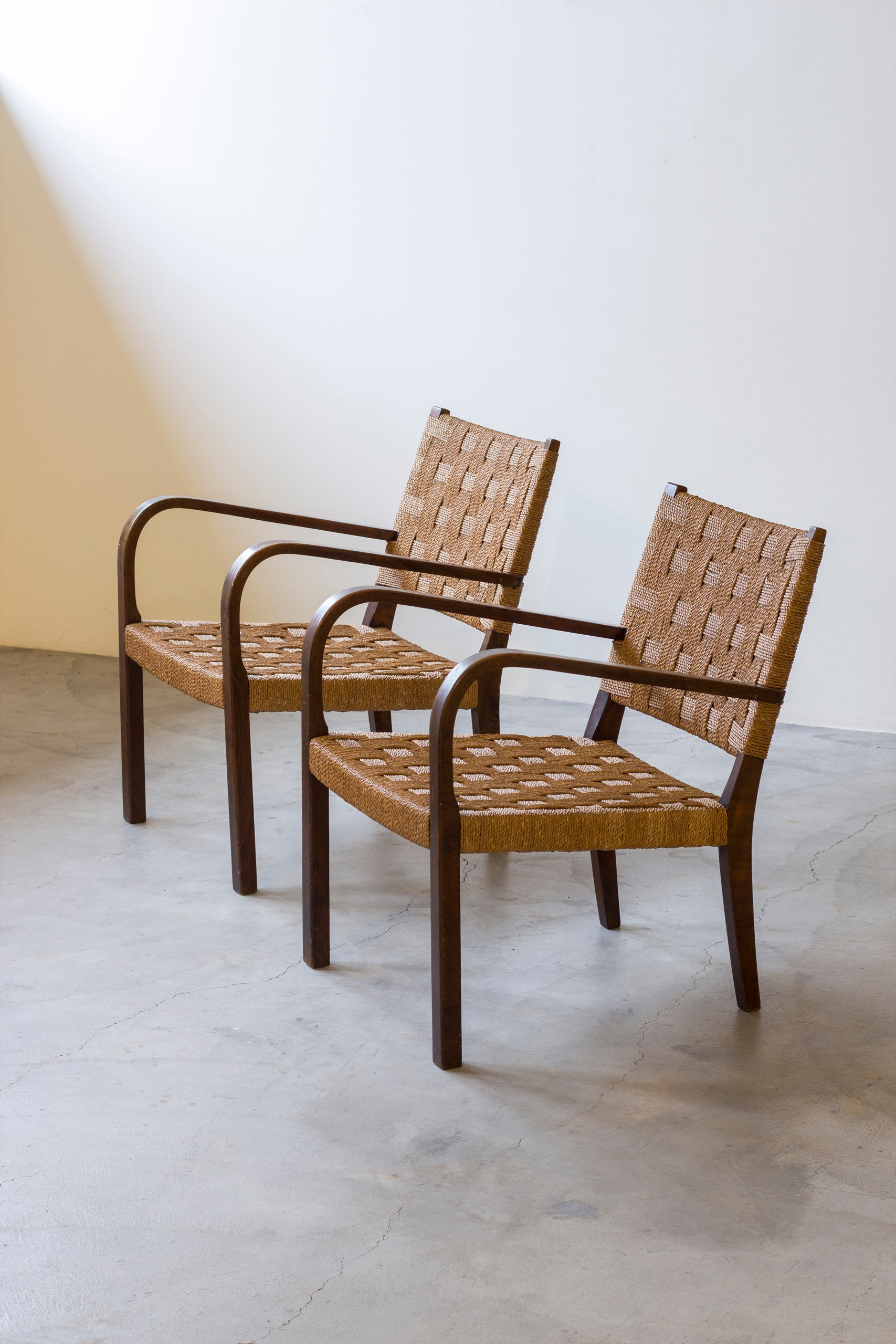 Lounge chairs by Axel Larsson for Gemla