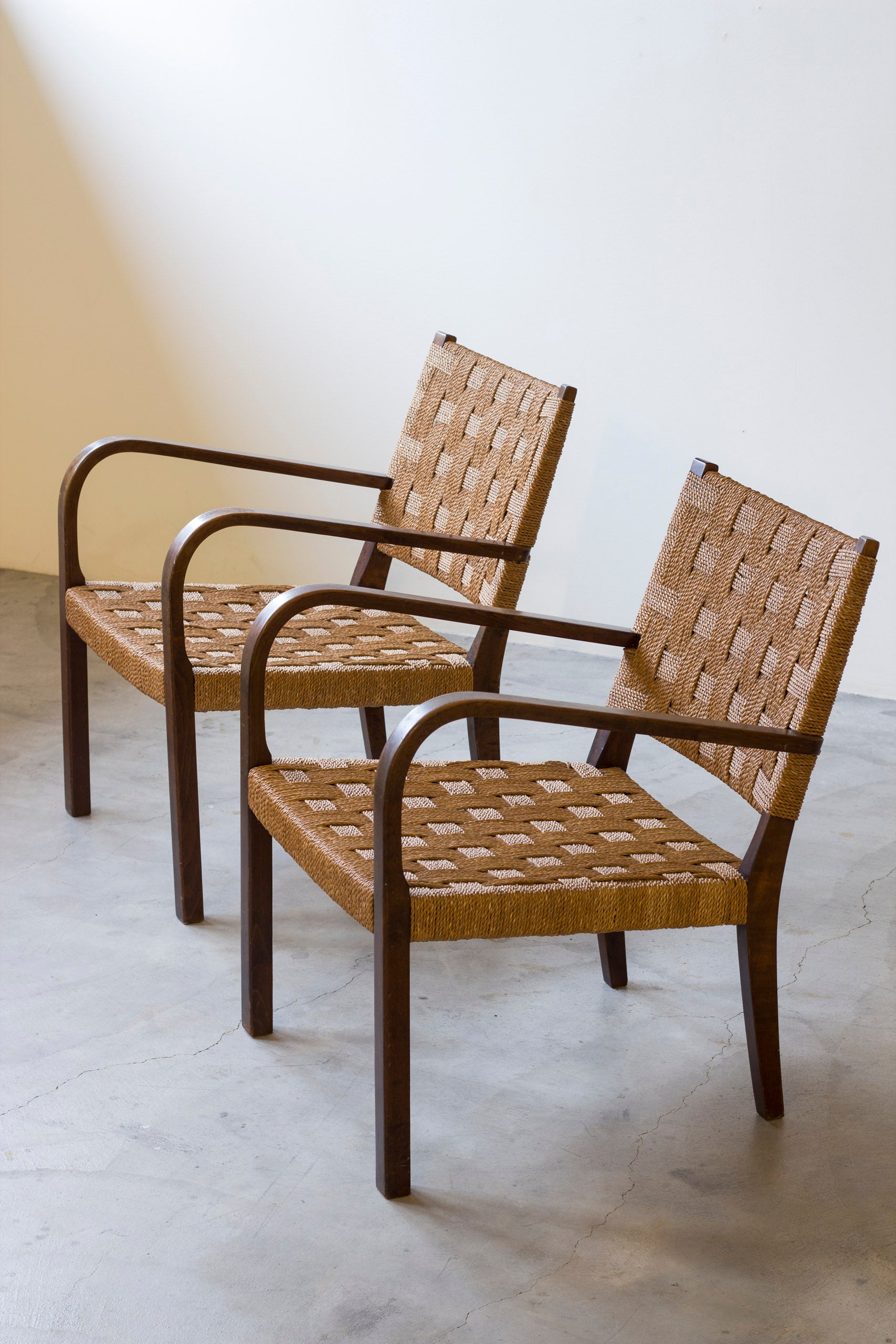 Lounge chairs by Axel Larsson for Gemla